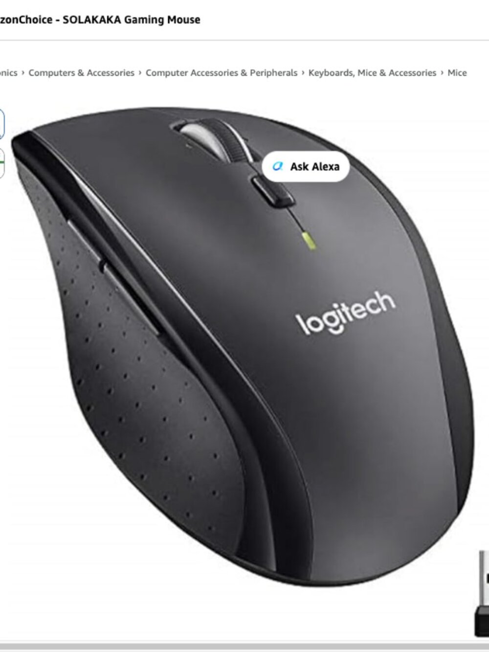 Logitech M705 Marathon Wireless Mouse - New in Box
